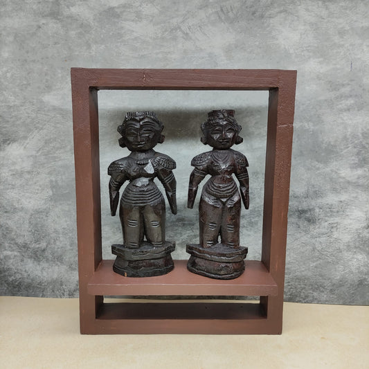 Marapachi Dolls on the wooden Frame - MD01