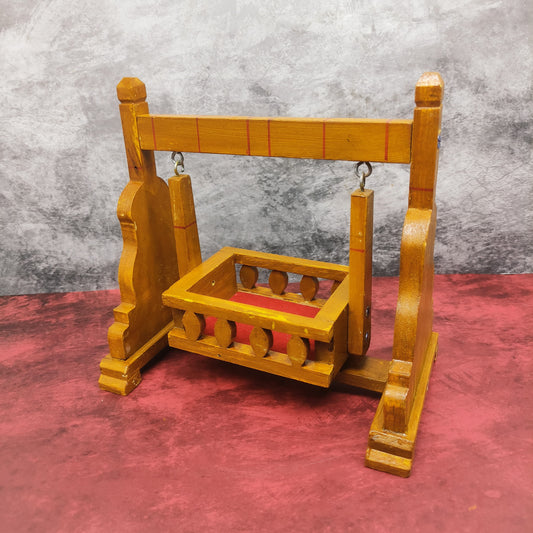 Handcrafted Wooden Jhula - Unjal for God - MW8