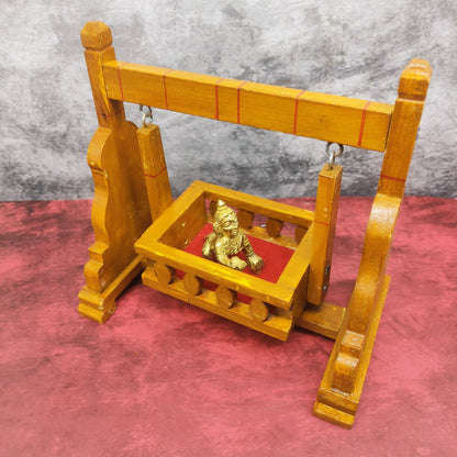 Handcrafted Wooden Jhula - Unjal for God - MW8