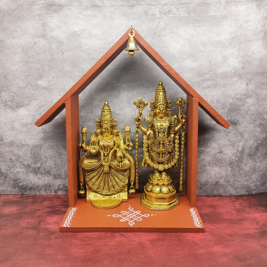 Perumal Thayar with House Shelf | Vilakku madam - HS20