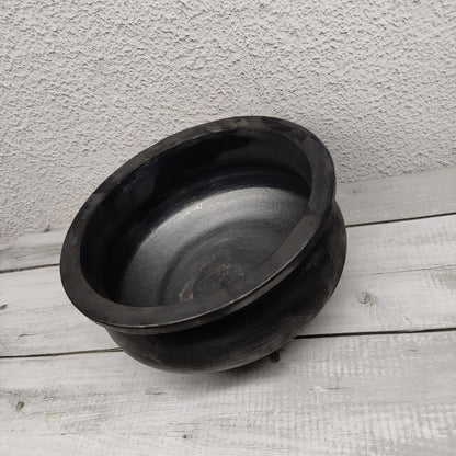 S Type Black Clay Pots - OCB24