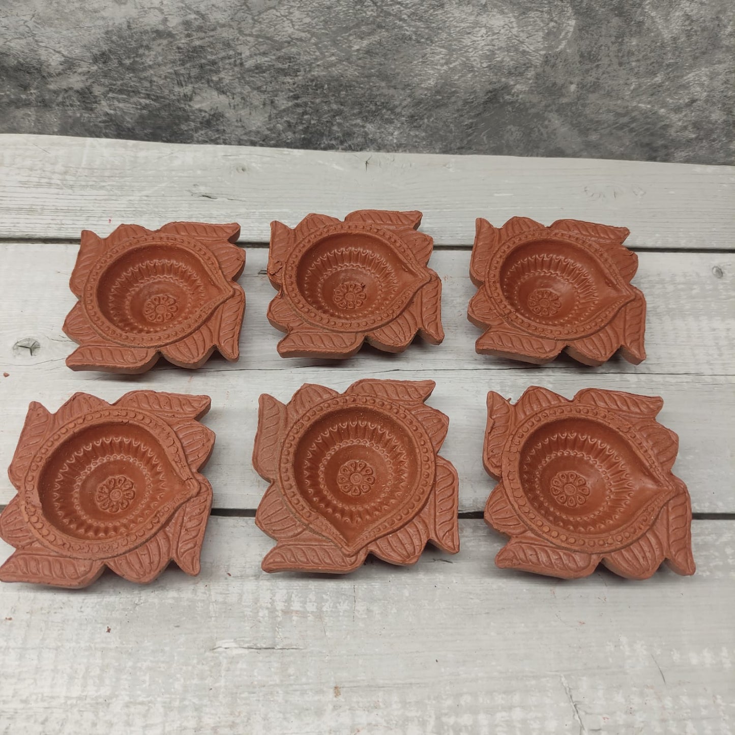 Designer Clay Vilakku (Set of 6 pcs) - CLS2