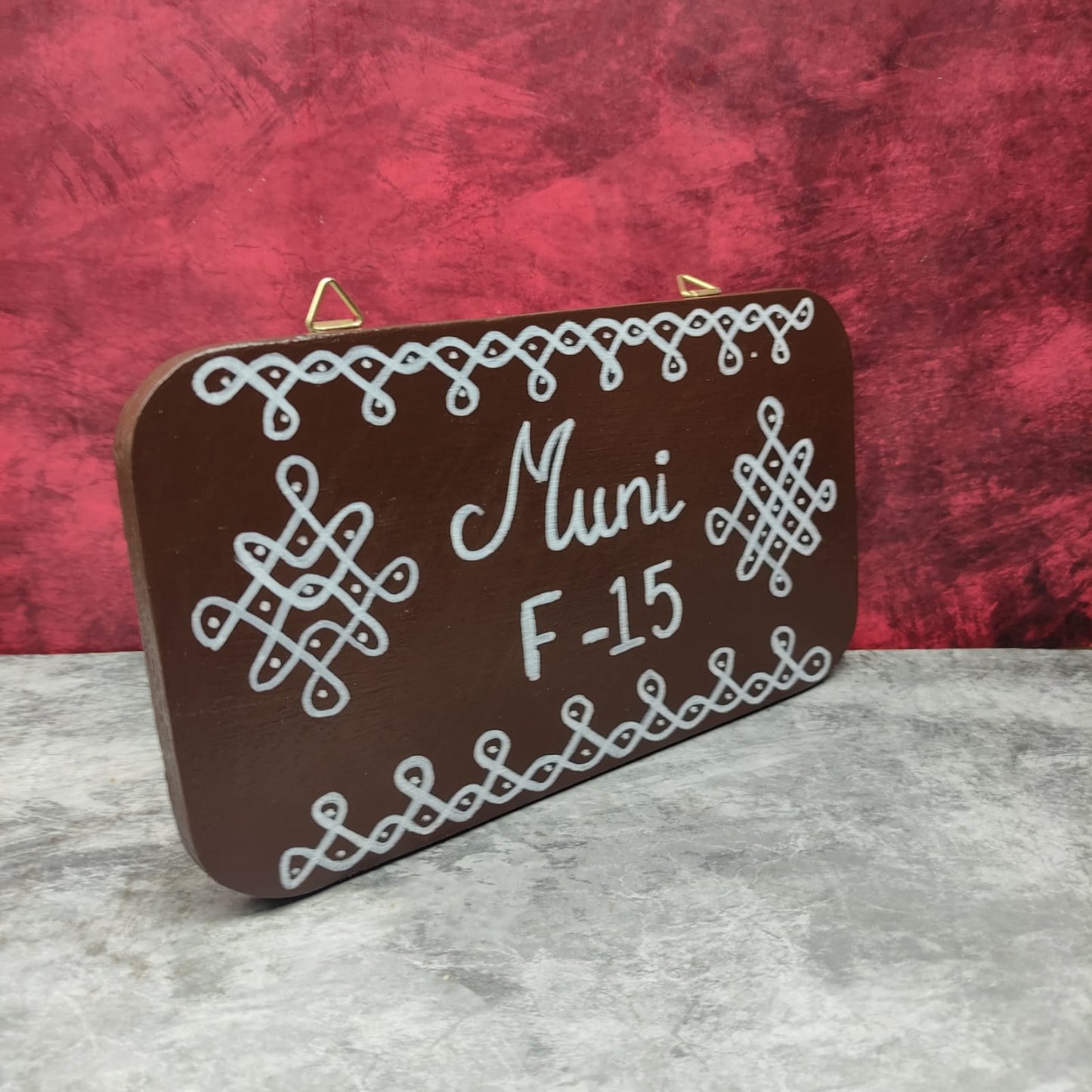 Wooden Hand Painted Name Board - NB1