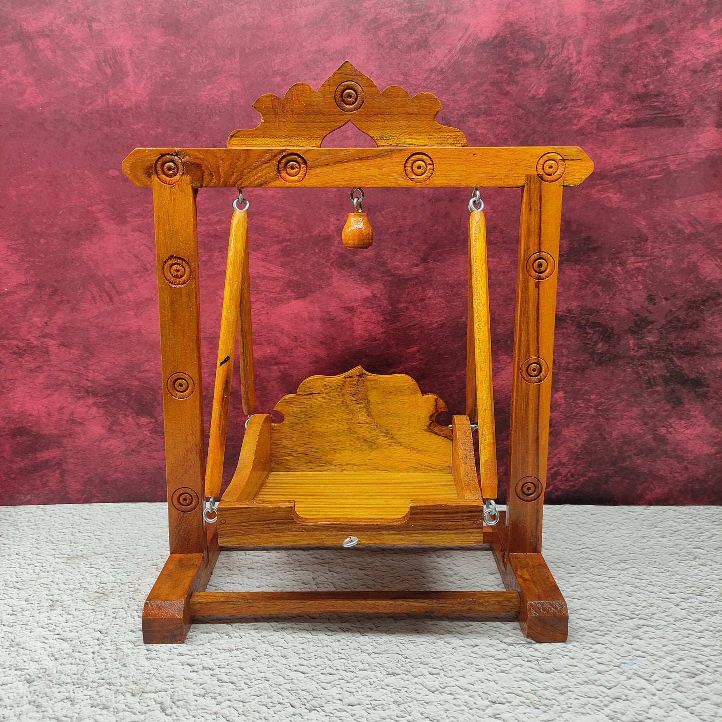 Handcrafted Wooden Jhula - Unjal for God - MW10