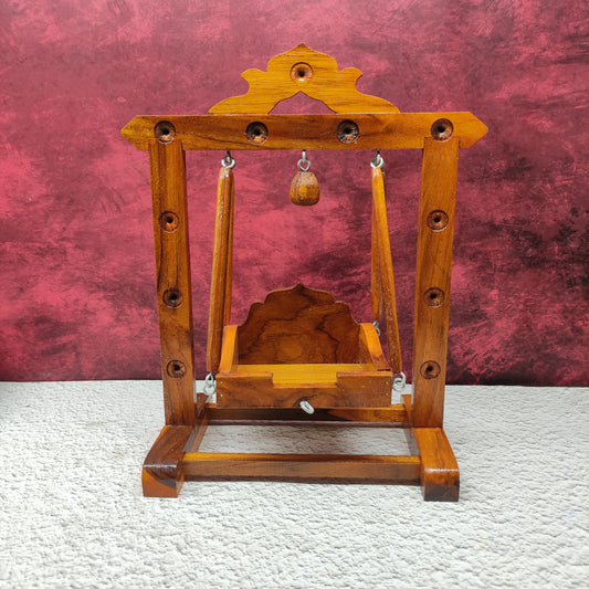 Handcrafted Wooden Jhula - Unjal for God - MW9
