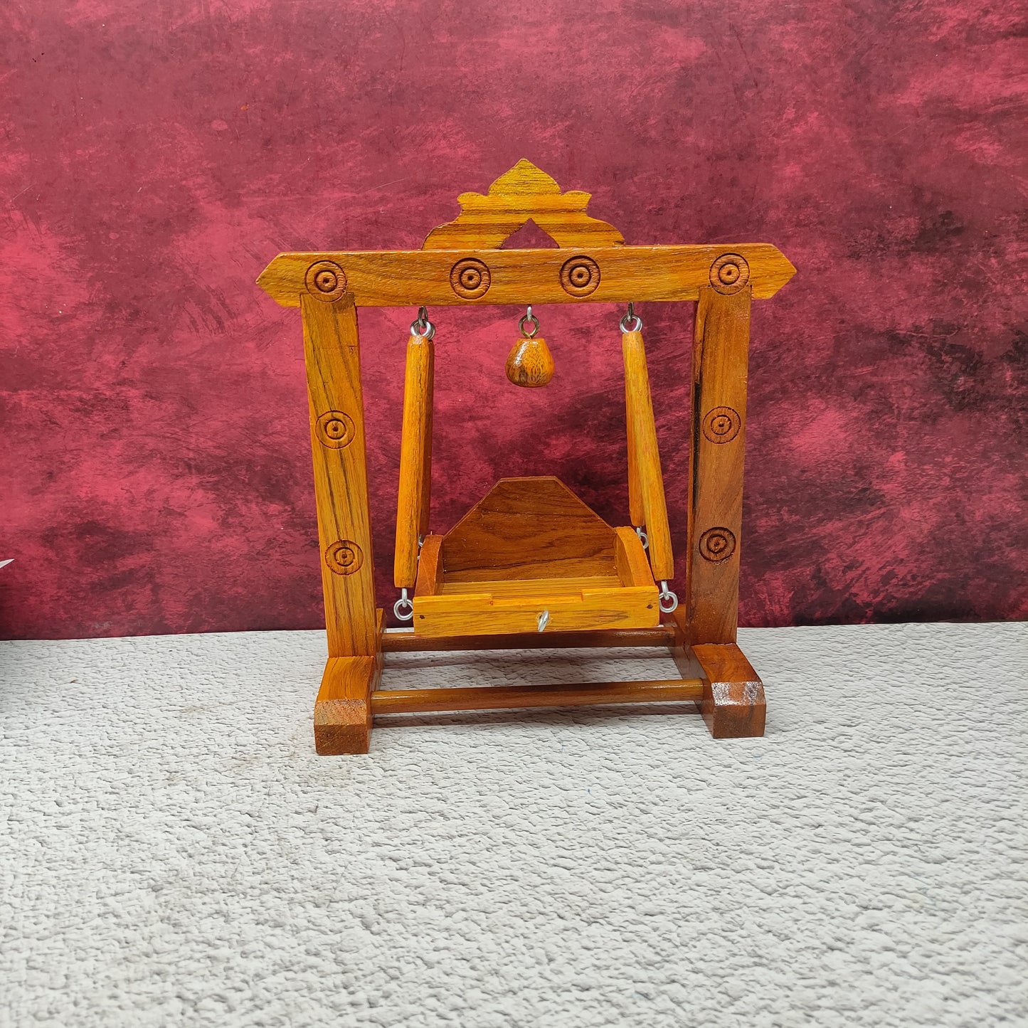 Handcrafted Wooden Jhula - Unjal for God - MW8