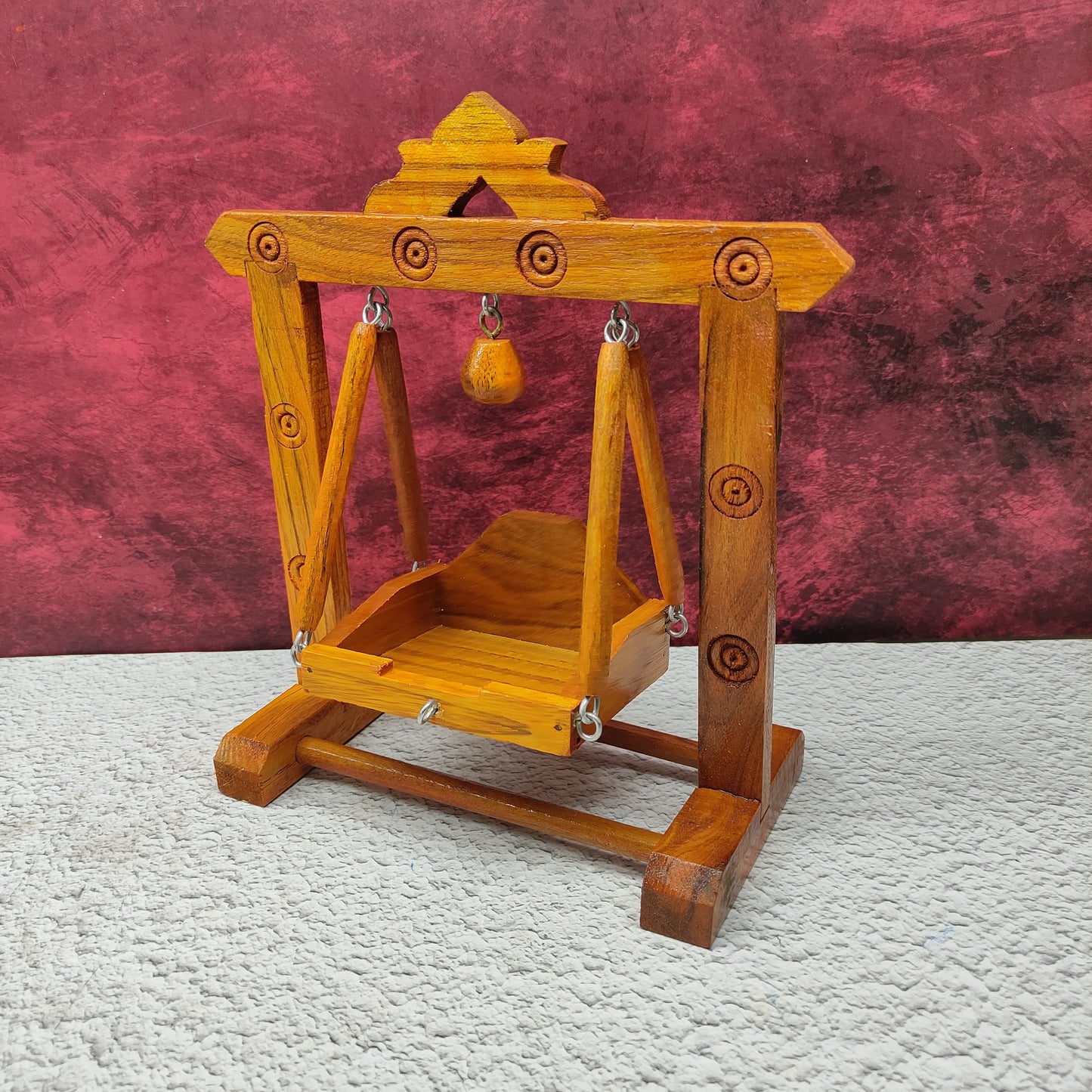 Handcrafted Wooden Jhula - Unjal for God - MW8