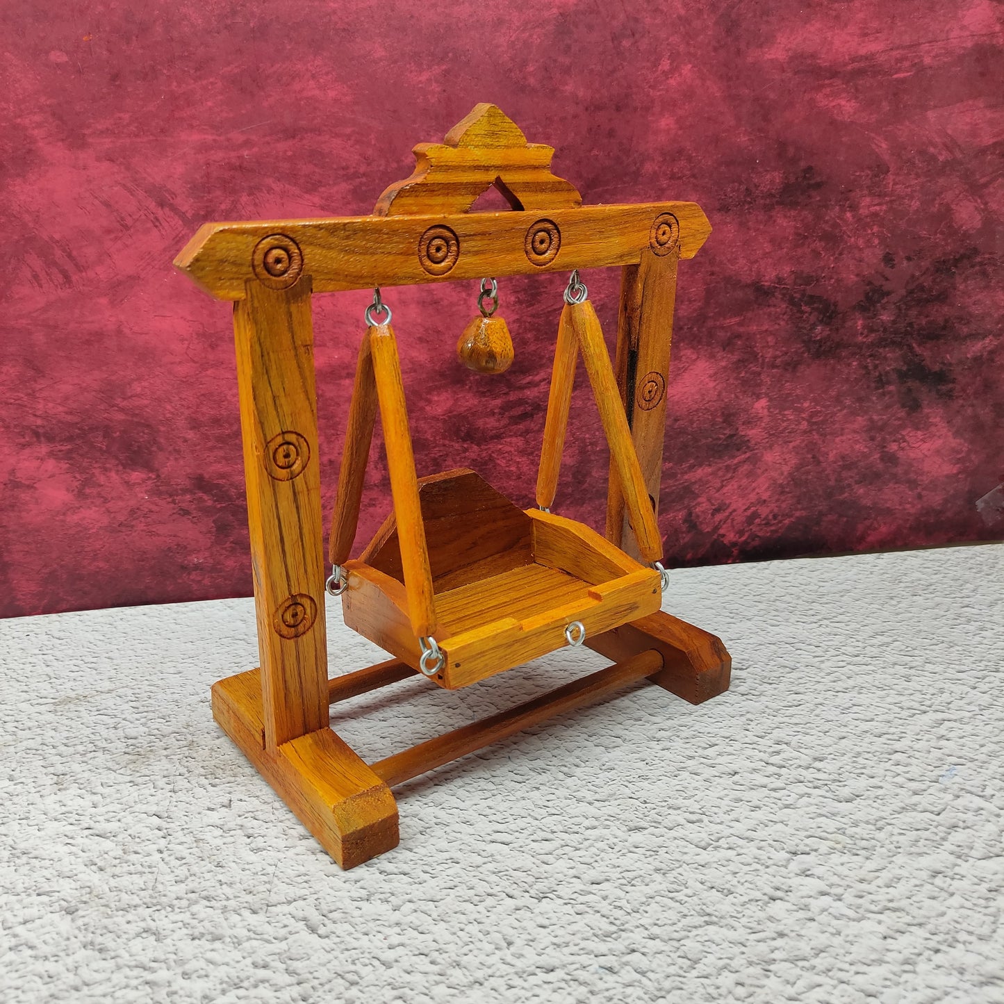 Handcrafted Wooden Jhula - Unjal for God - MW8