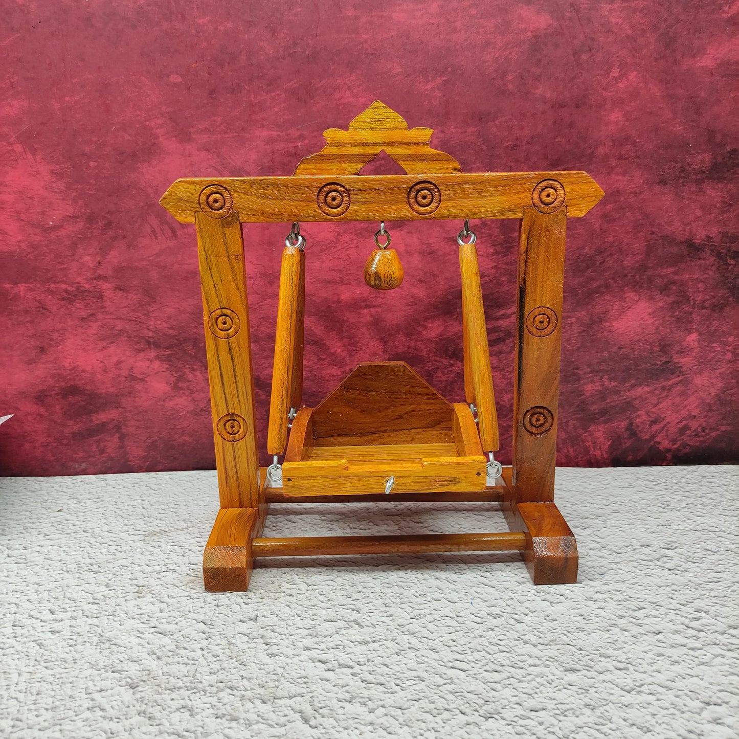 Handcrafted Wooden Jhula - Unjal for God - MW8
