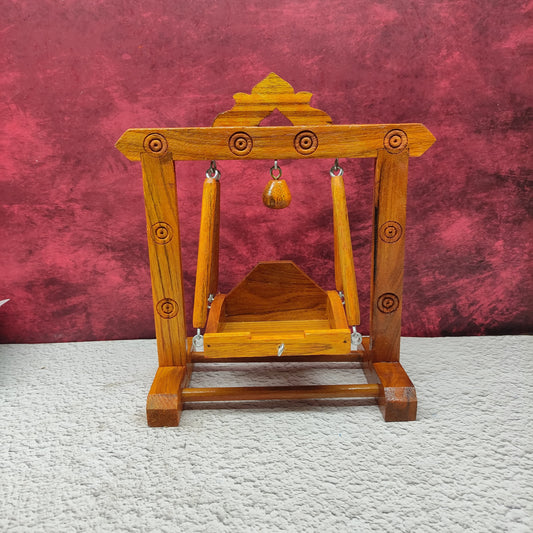 Handcrafted Wooden Jhula - Unjal for God - MW8