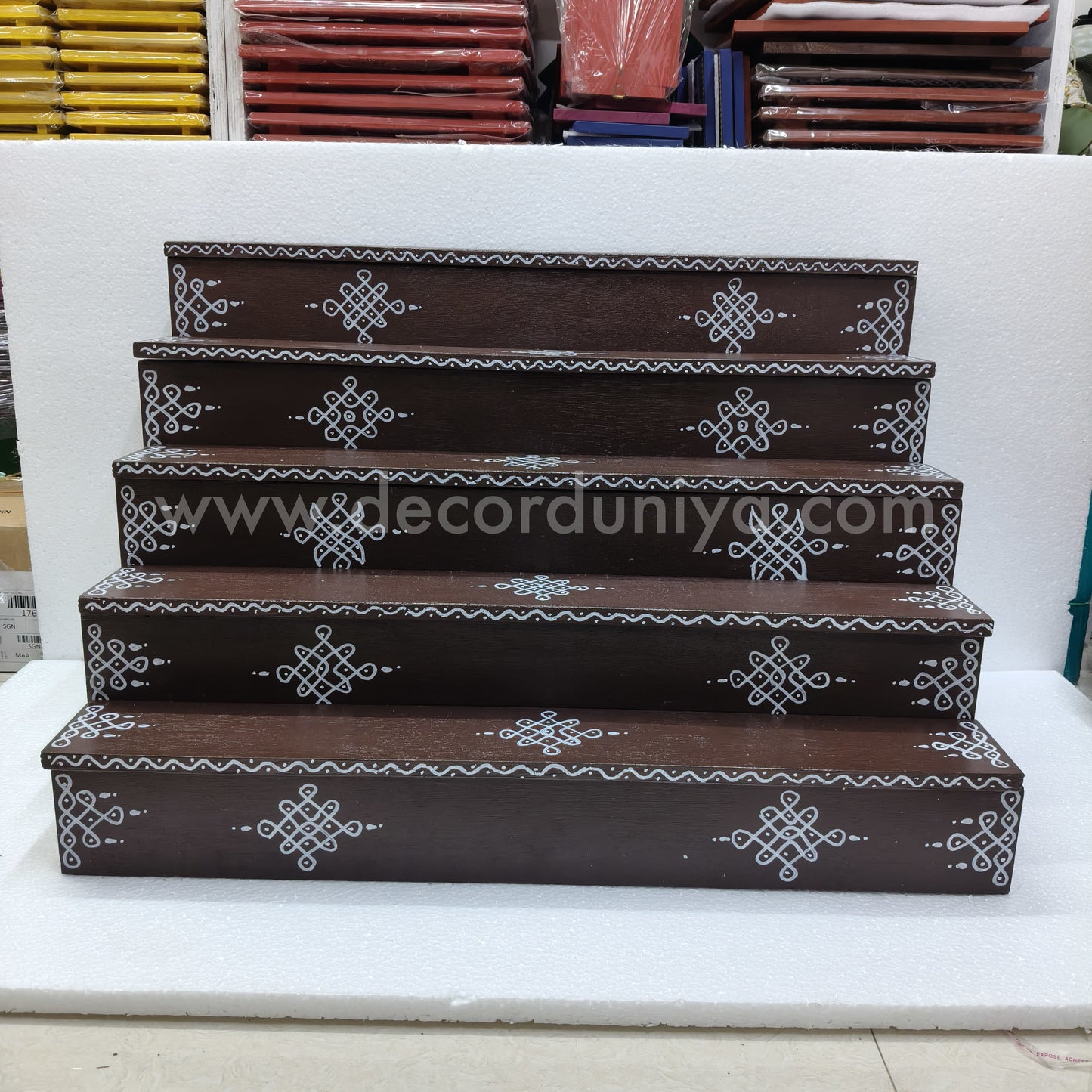 Dismantable 5 Step Golu Padi | 24 inches Width - DGP10