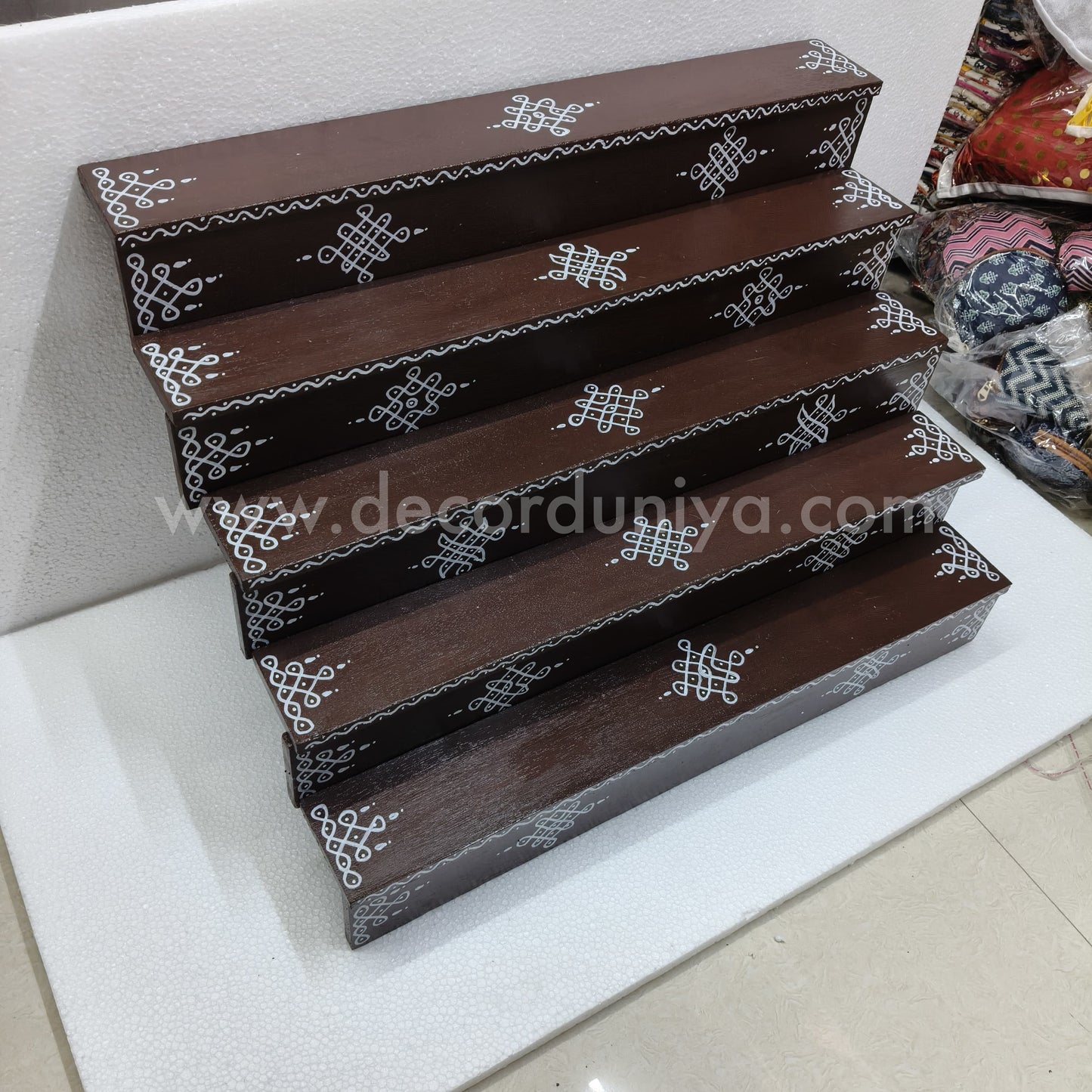 Dismantable 5 Step Golu Padi | 24 inches Width - DGP10