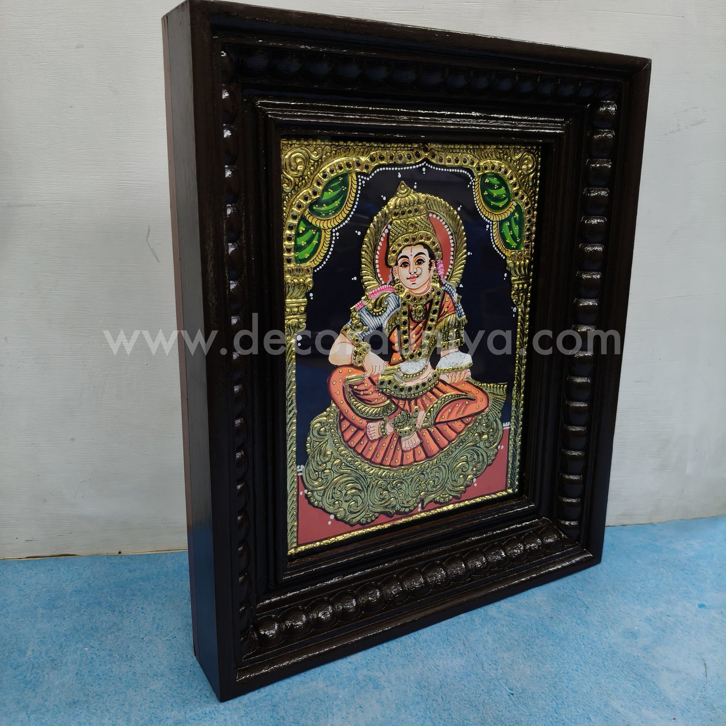 Tanjore Painting | Annapoorani | Chettinad Frame | - Flat Gold Foil - TPM104