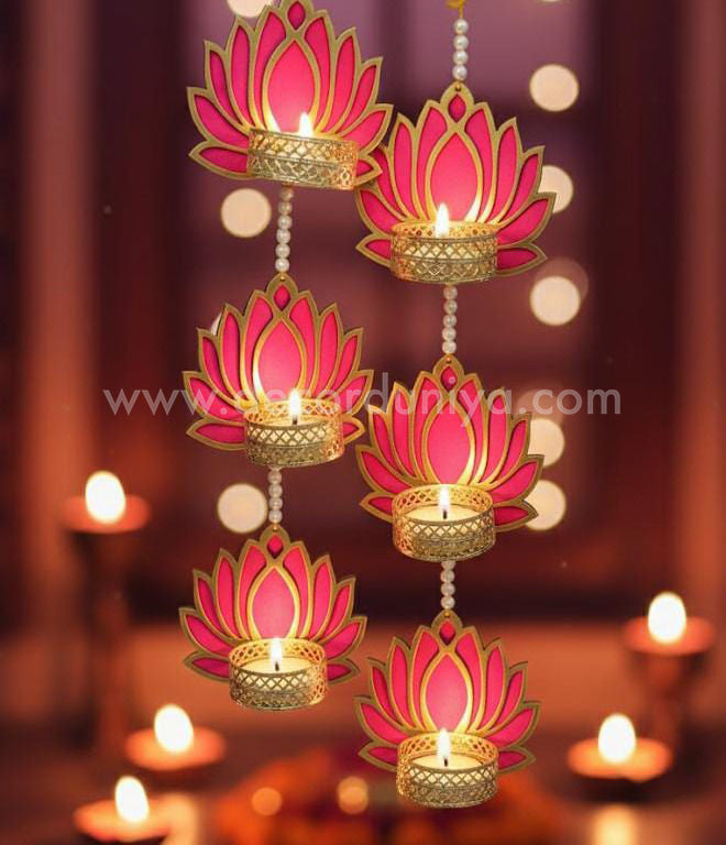 Lotus light Hanging Pair (2 pcs) - LH03-PR