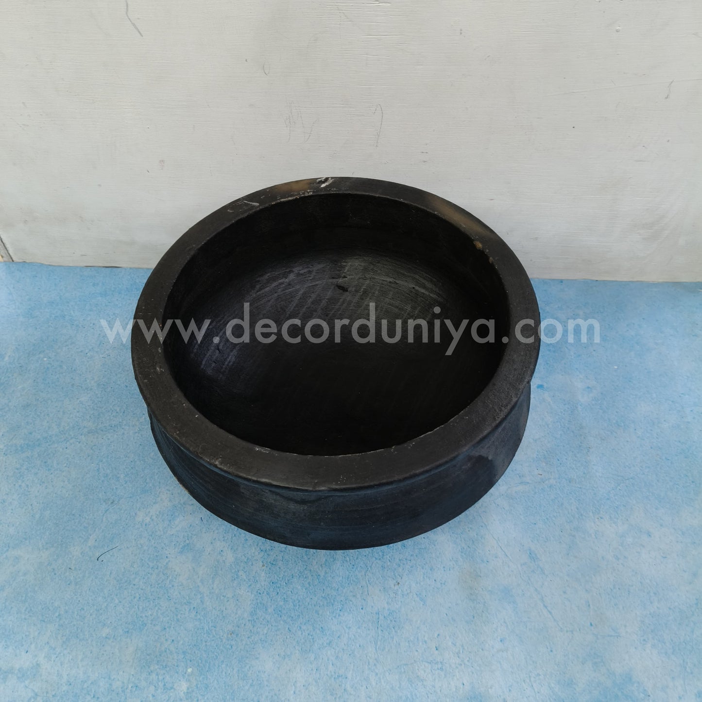 Black Clay Pot | Kadai Model - B011