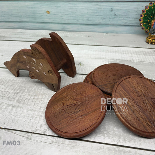 Wooden Tea Coasters - WTC001