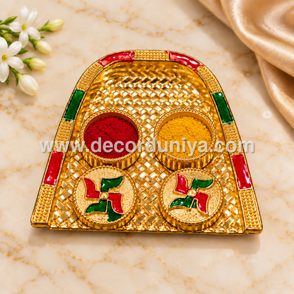 Meenakari Kum Kum Holder - KM102