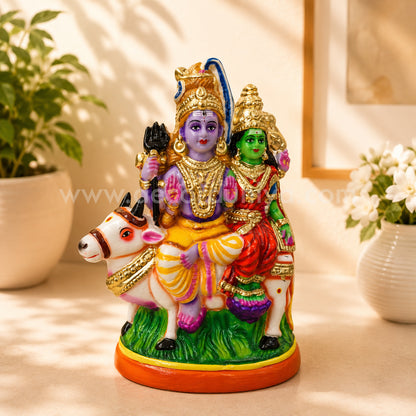 Sivan Parvathy | Rishaba Vahanam | Golu Bommai | Decor Duniya Golu Dolls | Navaratri Golu Bommai - TK95
