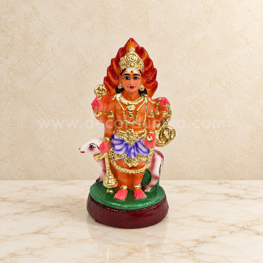 Lord Bhairavar Clay Golu Doll | Navaratri Golu Bommai & Pooja Décor – TKS48