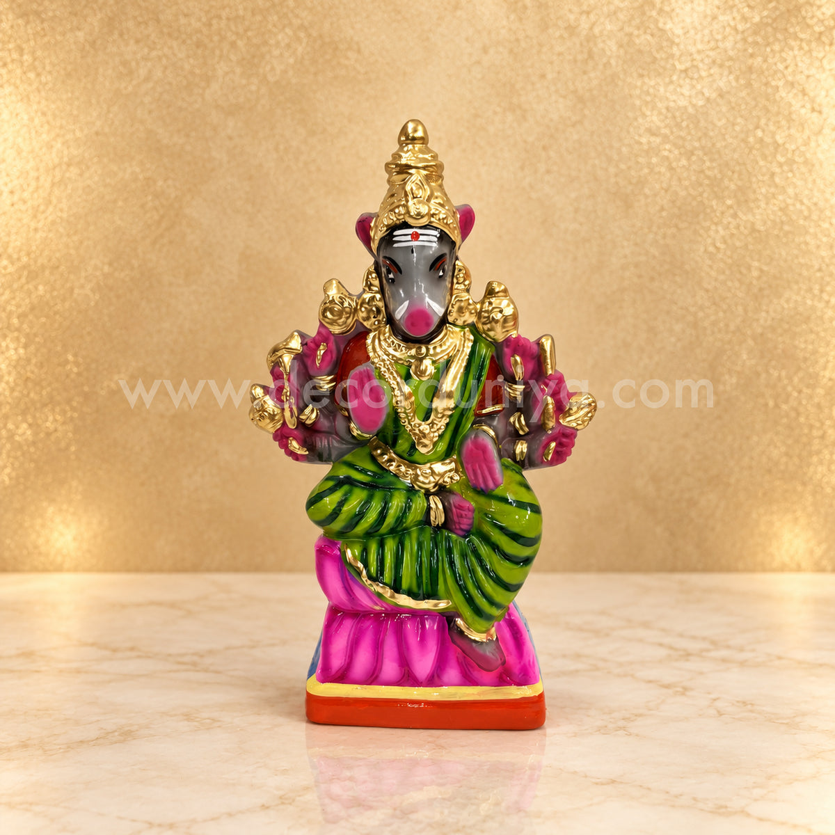 Sri Varahi Amman Clay Golu Doll | Navaratri Golu Bommai & Pooja Décor – TKS18