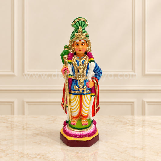 Pazhani Murugan Clay Golu Doll | Palani Andavar Navaratri Golu Bommai & Pooja Décor – TKS08