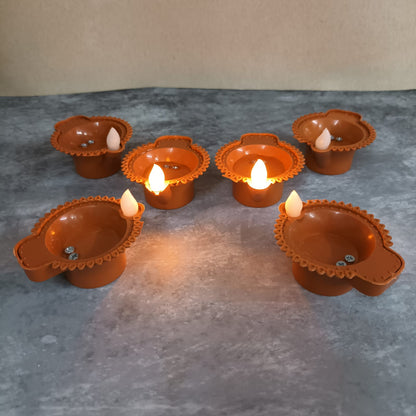 Water Sensor Diyas - Set of 6 Pcs - WD03