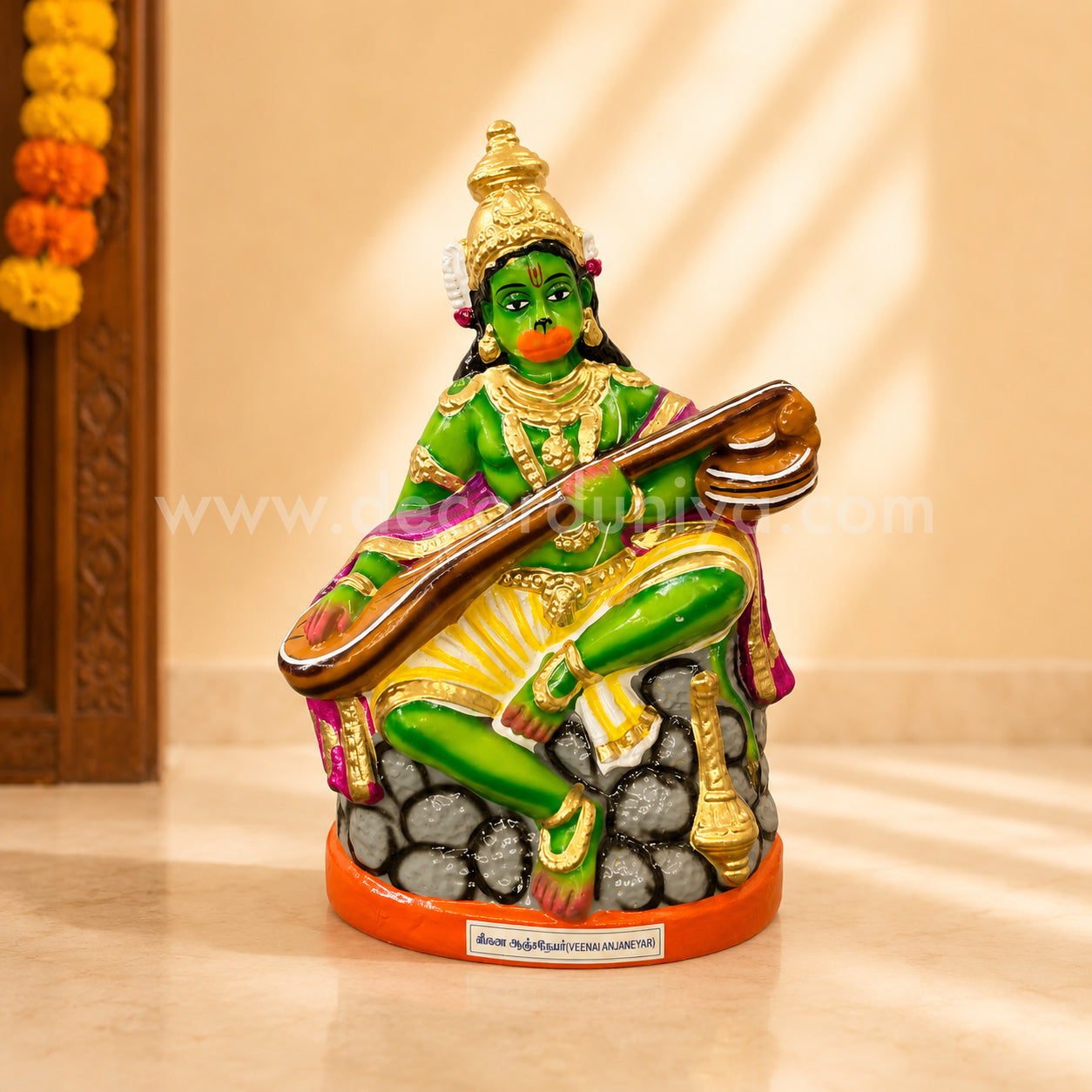 Veena Hanuman | Golu Bommai | Decor Duniya Golu Dolls | Navaratri Golu Bommai - TK902