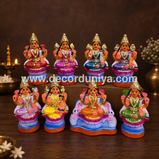 Ashtalakshmi Set Golu Dolls | Decor Duniya Navaratri Golu Bommai – TK115