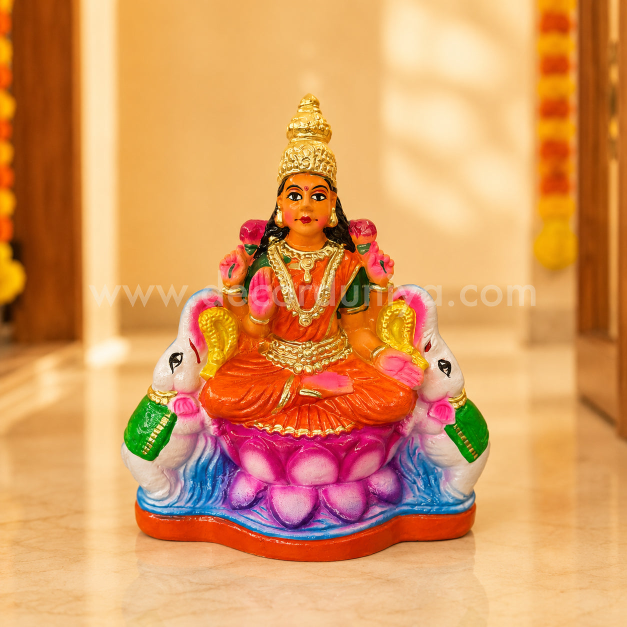 Gajalakshmi | Golu Bommai | Decor Duniya Golu Dolls | Navaratri Golu Bommai - TK903