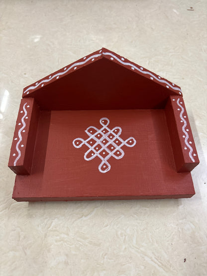 Wooden Singhasan Manai - WWG002