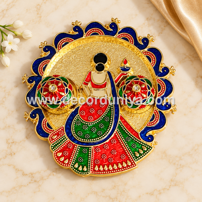 Meenakari Kum Kum Holder - KM101