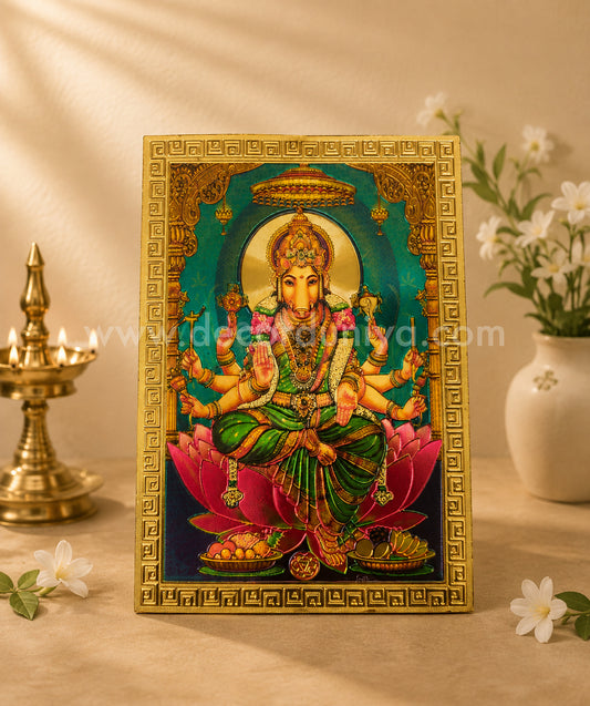 Fridge Magnet - Metalic Gold Finish - Sri Varahi Amman - FM208-PR