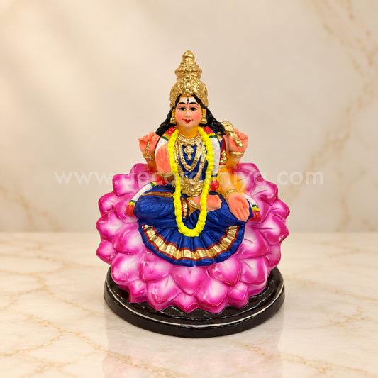 Goddess Bhairavi Amman Clay Golu Doll | Navaratri Golu Bommai & Pooja Décor – TKS13