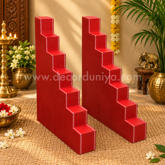 7 Step Diya Stand - Vilakku Padi - DS061