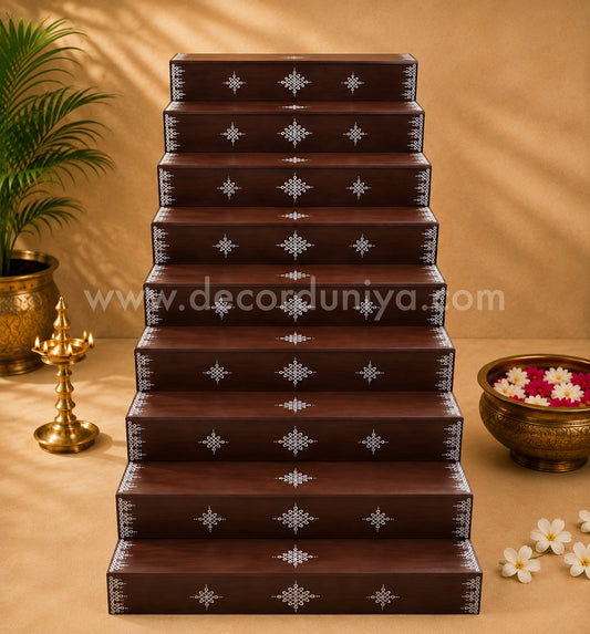 Dismantable 9 step Golu Padi | 36 inches Width - DGP28
