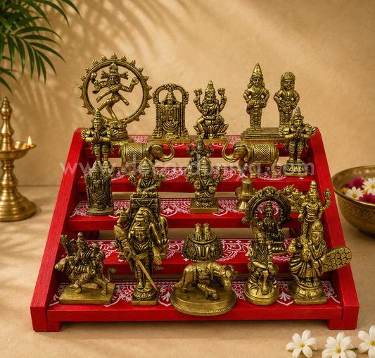 Miniature Golu Brass - Entire Set - MB108