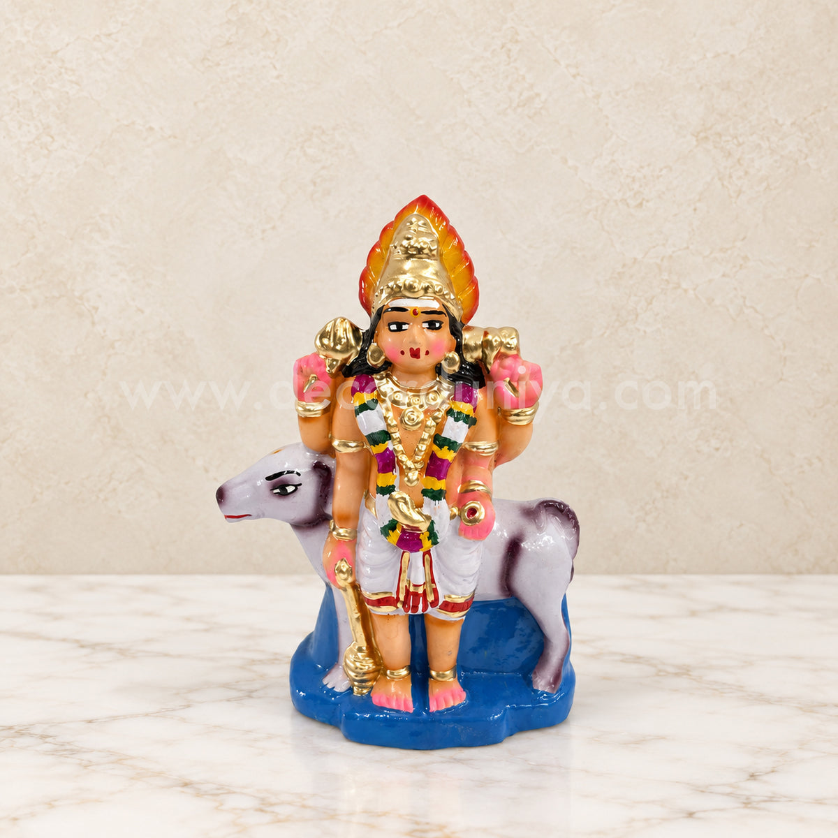 Lord Bhairavar Clay Golu Doll | Navaratri Golu Bommai & Pooja Décor – TKS19