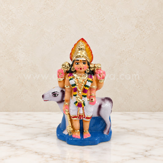 Lord Bhairavar Clay Golu Doll | Navaratri Golu Bommai & Pooja Décor – TKS19