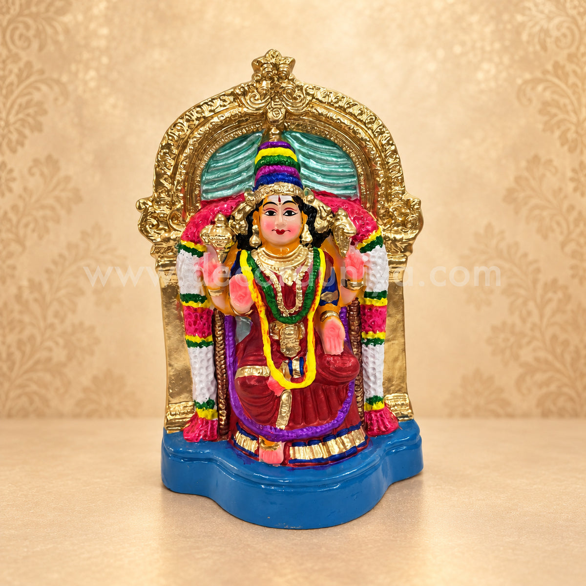 Valayal Amman Clay Golu Doll | Traditional Navaratri Decor Duniya Golu Bommai & Pooja Décor – TKS03