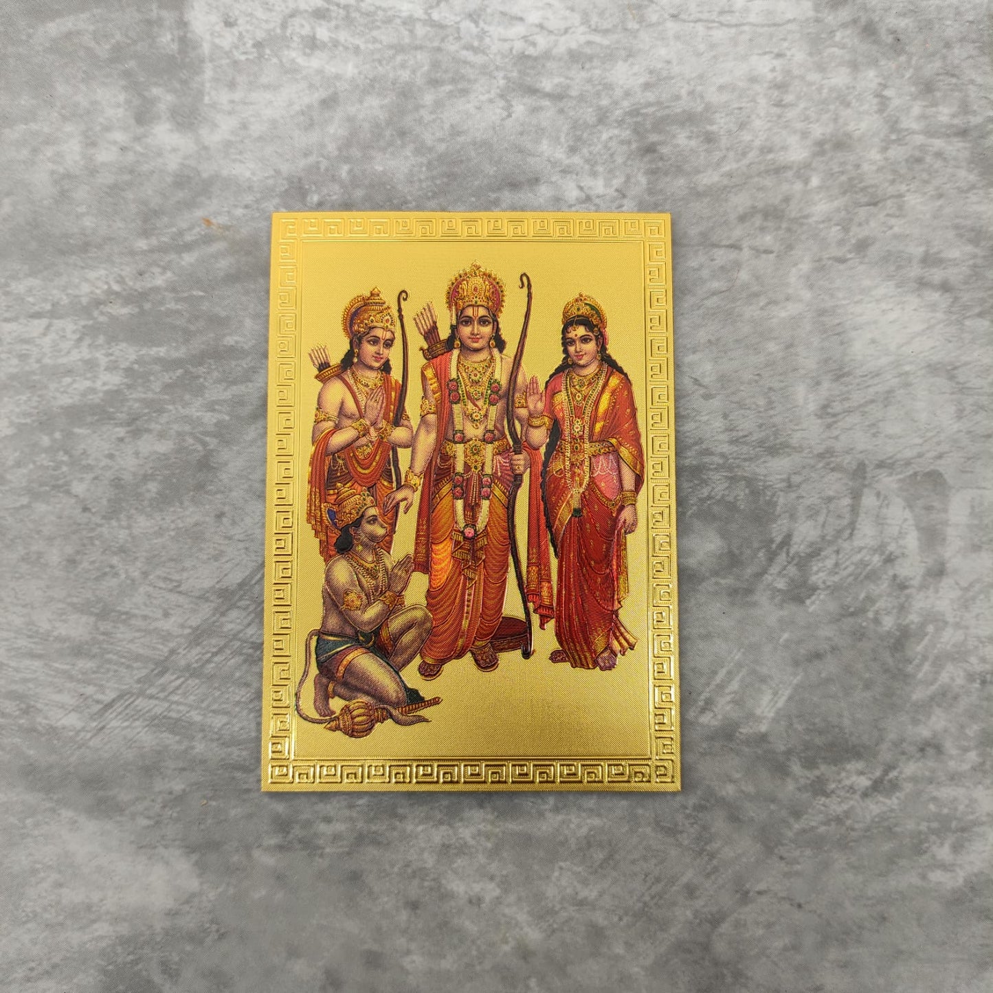 Fridge Magnet - Mettalic Gold Finish - Ramar Seetha - FM12