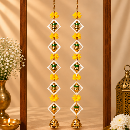 Kalasam Thoranam | Toran for Entrance Door | Traditional Door Hanging & Home Décor | Decor Duniya – T3