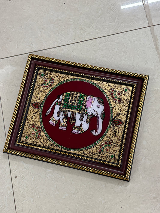 Wall Hanging Frame| Reverse Glass Painting | Tanjore Artwork - PVK18