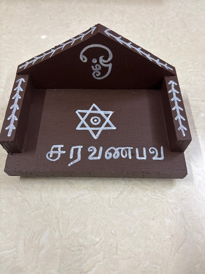 Wooden Singhasan Manai - WWG001