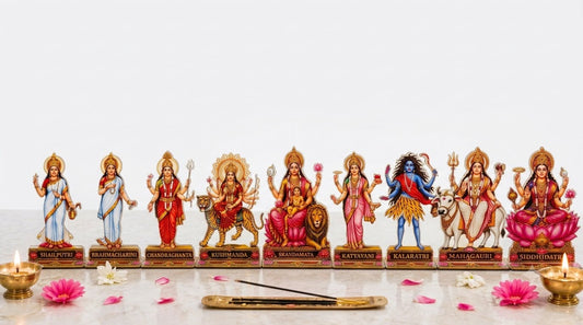 Navadurga MDF Golu Cutouts Set | 9-Piece Sri Durga Devi | Pre-Order – KLM4
