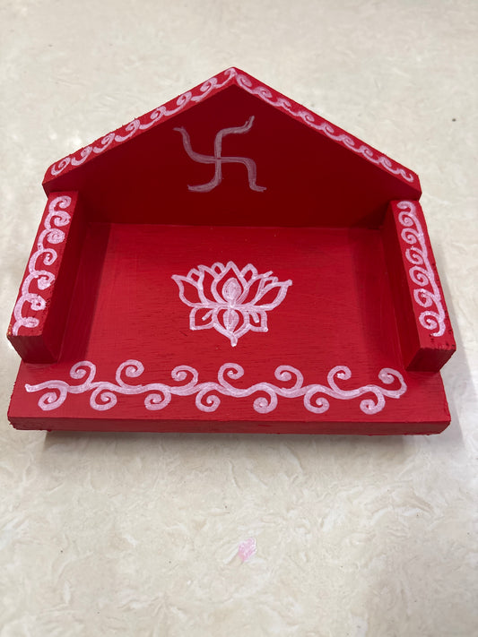 Wooden Singhasan Manai - WWG003