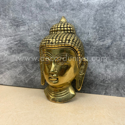 Wall Hanging Brass Buddha Face - BF01