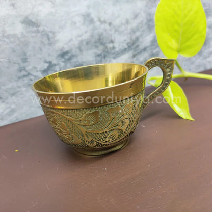 Brass Cup and Saucer - BR18-C