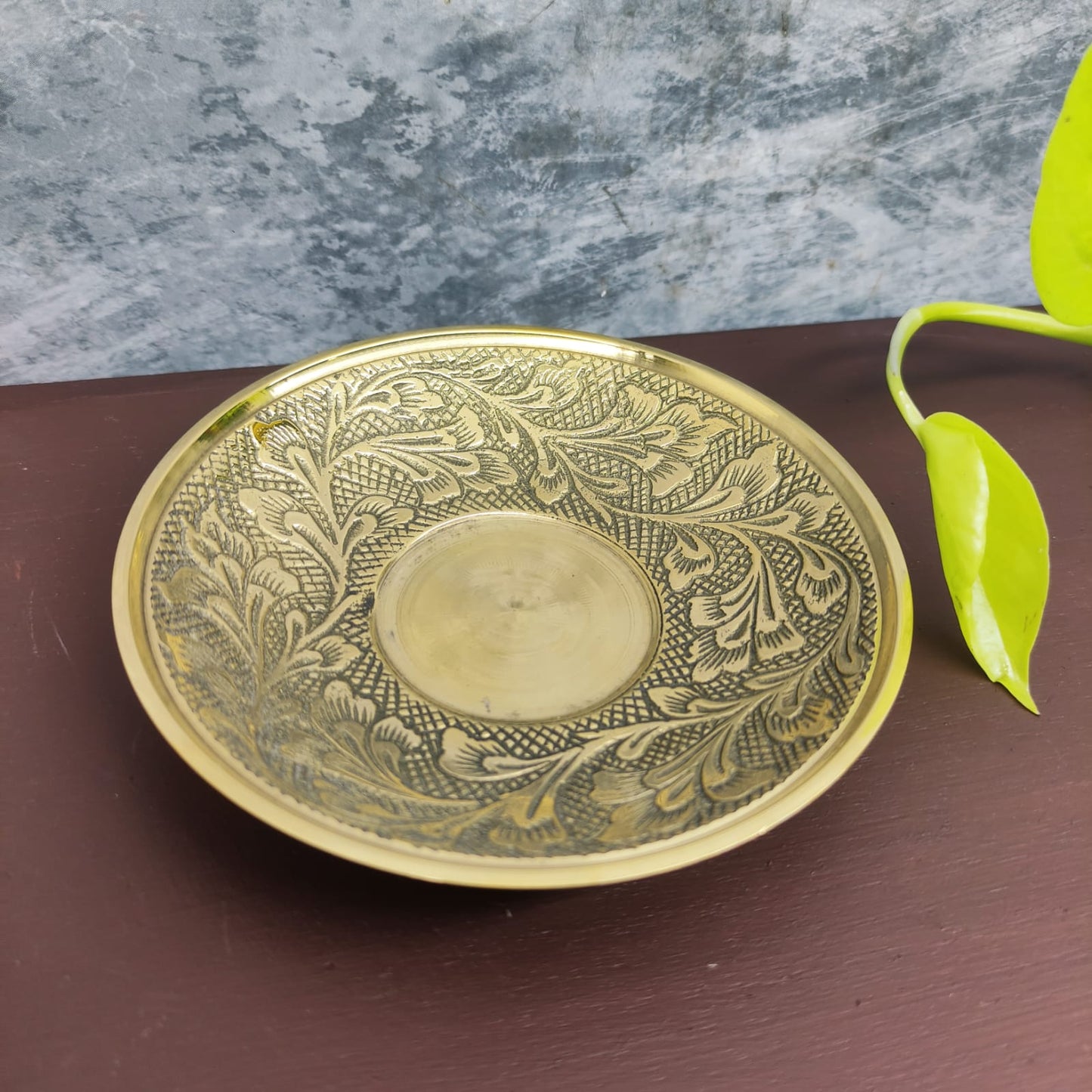 Brass Cup and Saucer - BR18-C