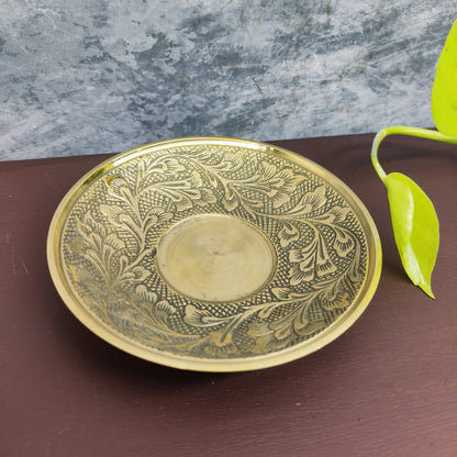 Brass Cup and Saucer - BR18-C