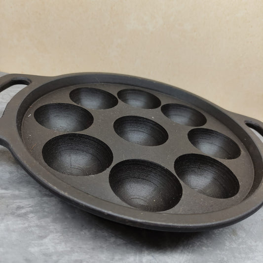 Kuzhi Paniyarakal Seasoned - (Treated) Cast Iron - CI09